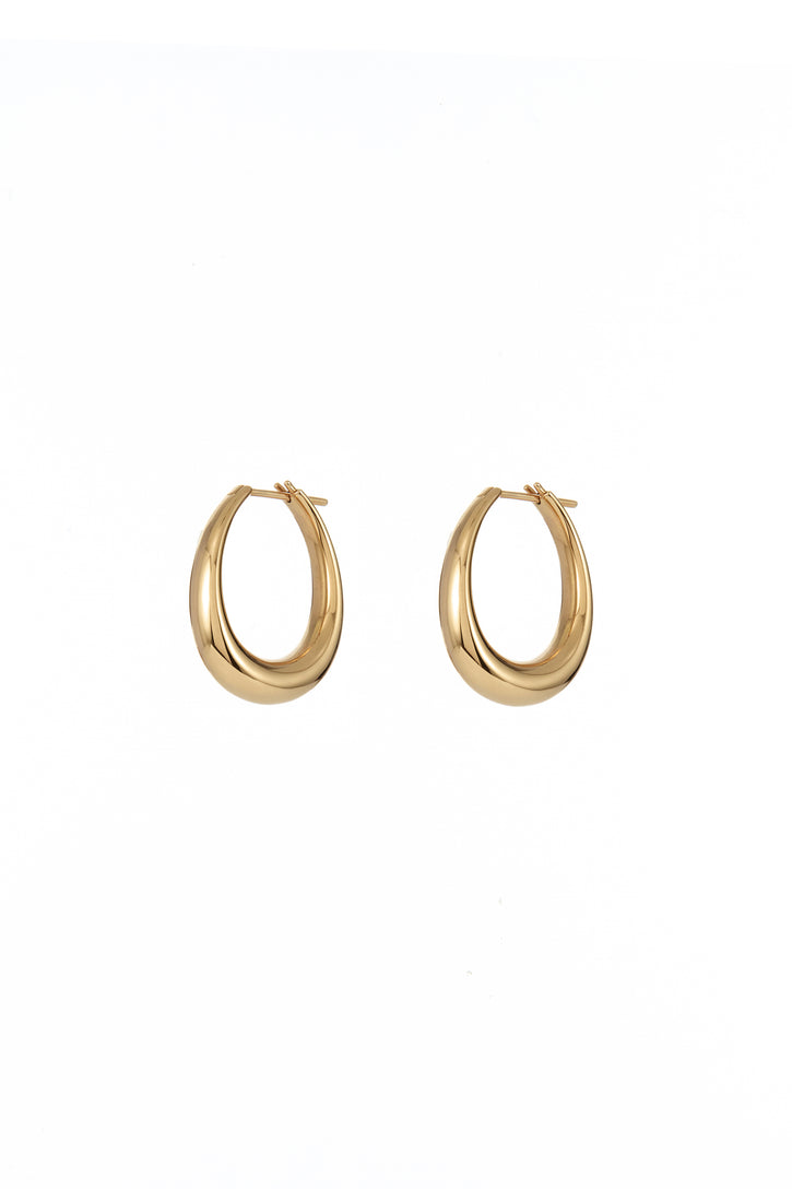 Small Drop Earrings in 18K Yellow Gold