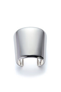 Long Cuff Bracelet in 18K White Gold