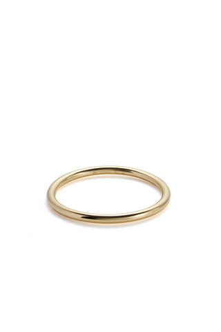 18K Yellow Gold Bangle Bracelet - Front View | Gabriela Hearst