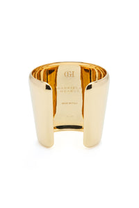 Long Cuff Bracelet in 18K Yellow Gold