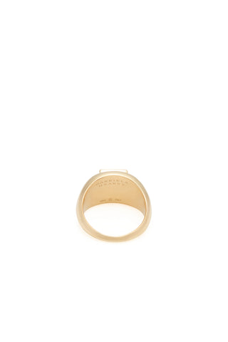 18K Gold Ring Interior with Gabriela Hearst Engraving & Italy Hallmark Detail