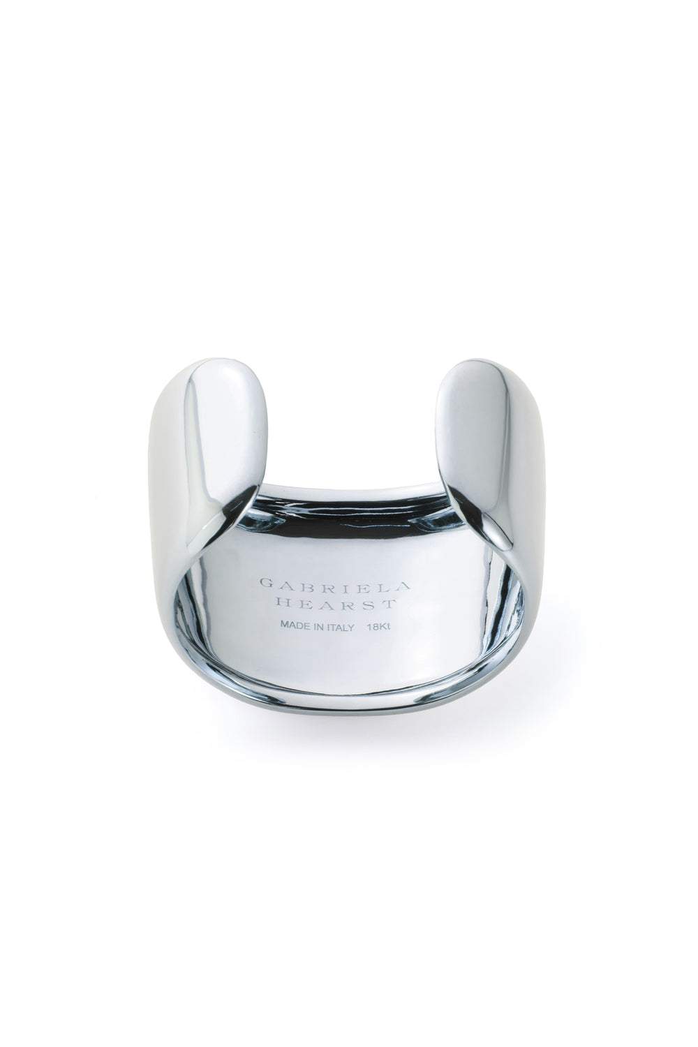 Cuff Bracelet in 18K White Gold