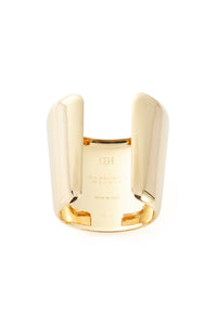 Long Cuff Bracelet in 18K Yellow Gold