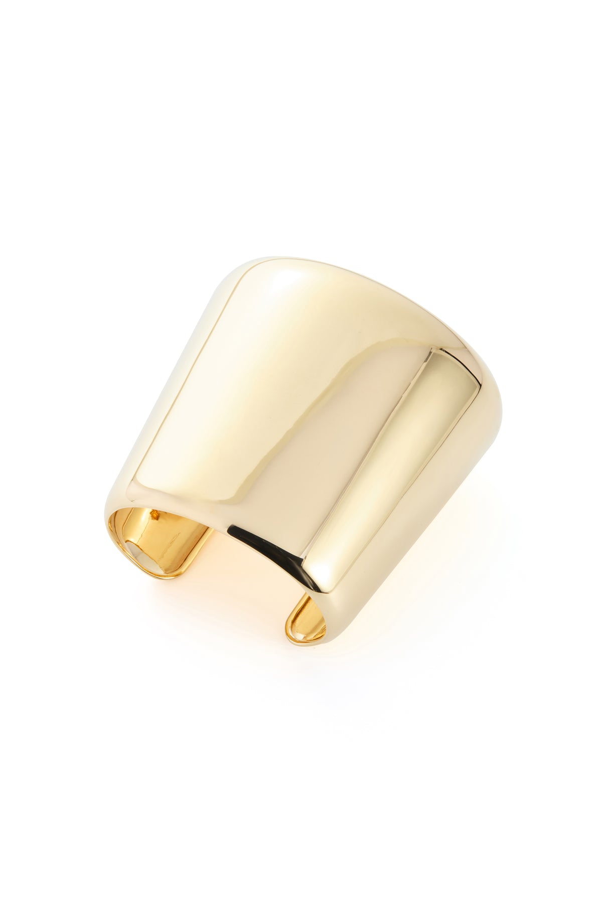 Long Cuff Bracelet in 18K Yellow Gold