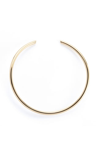 18K Yellow Gold Choker Necklace - Front View | Gabriela Hearst