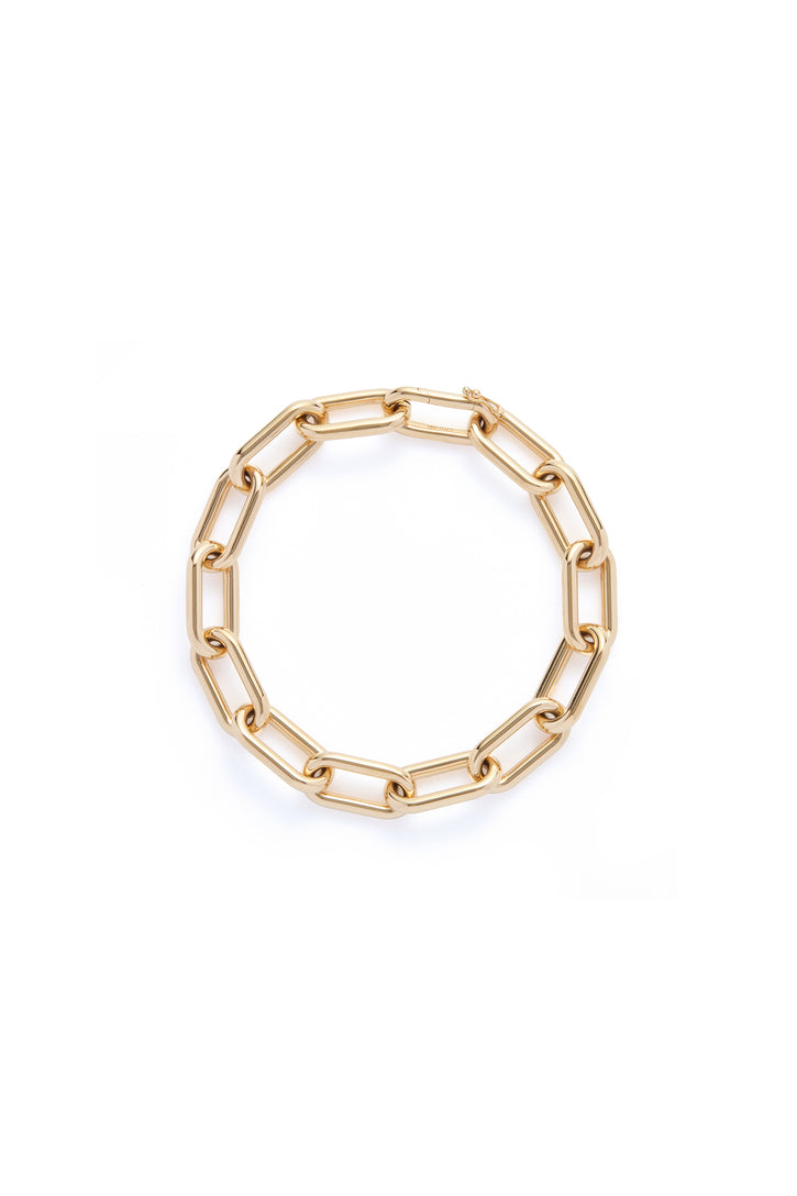 Link Bracelet in 18K Yellow Gold (Small Links)