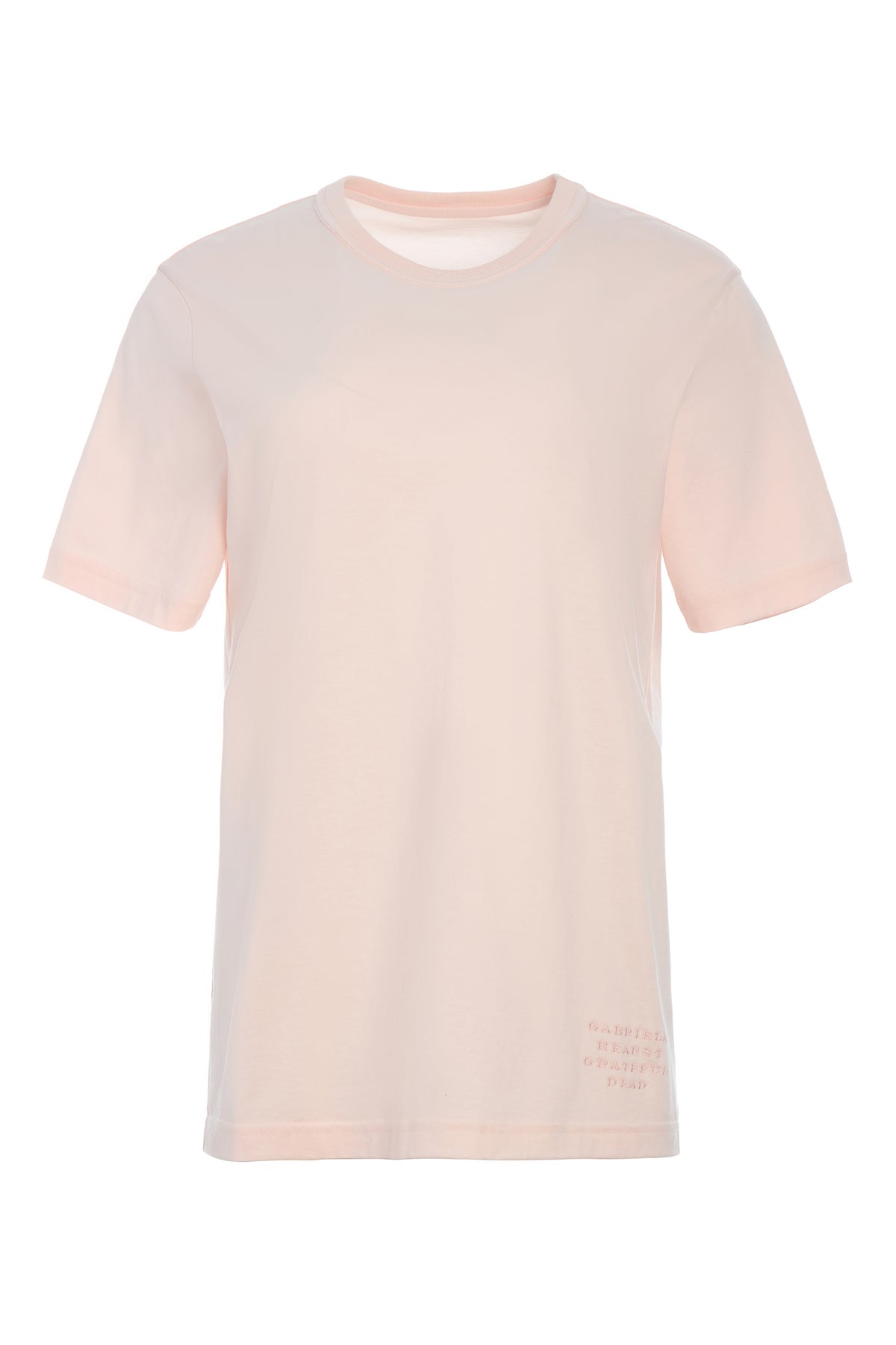 Bandeira T-Shirt in Pale Blush Fine Cotton Jersey