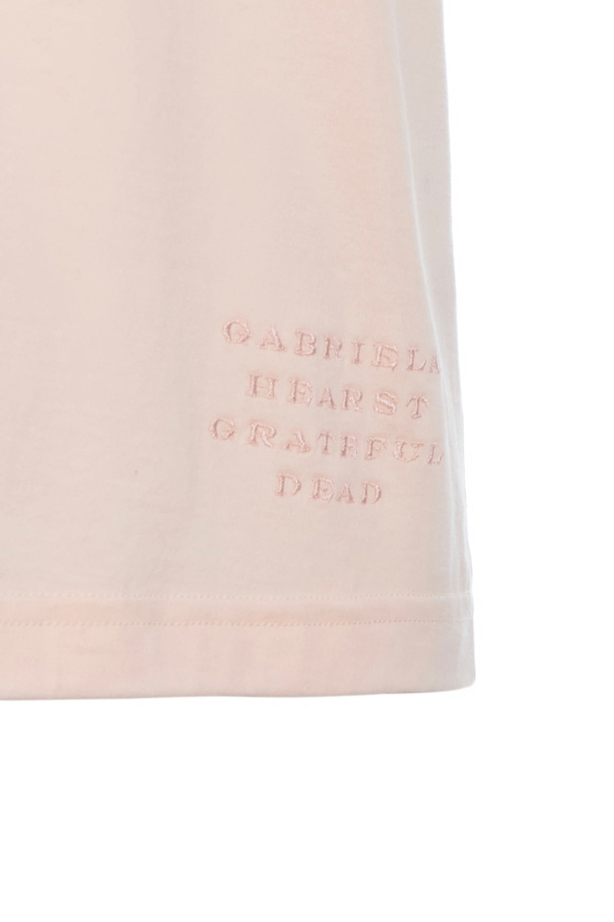 Bandeira T-Shirt in Pale Blush Fine Cotton Jersey