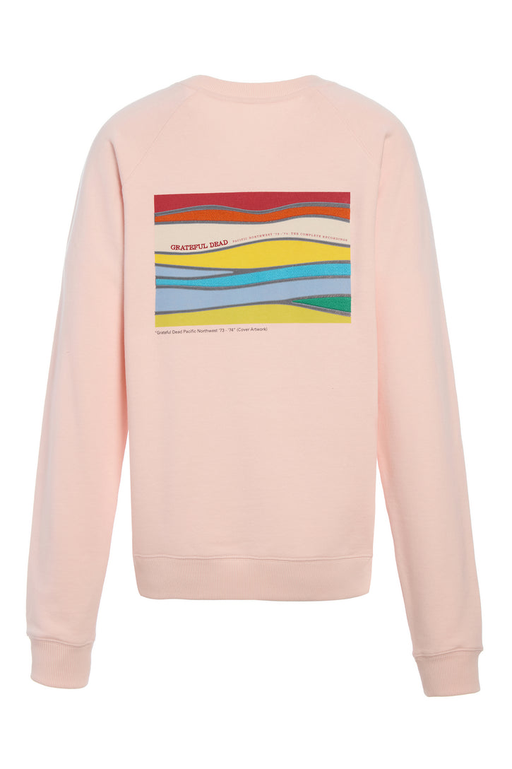 Royston Sweatshirt in Pale Blush Fine Cotton