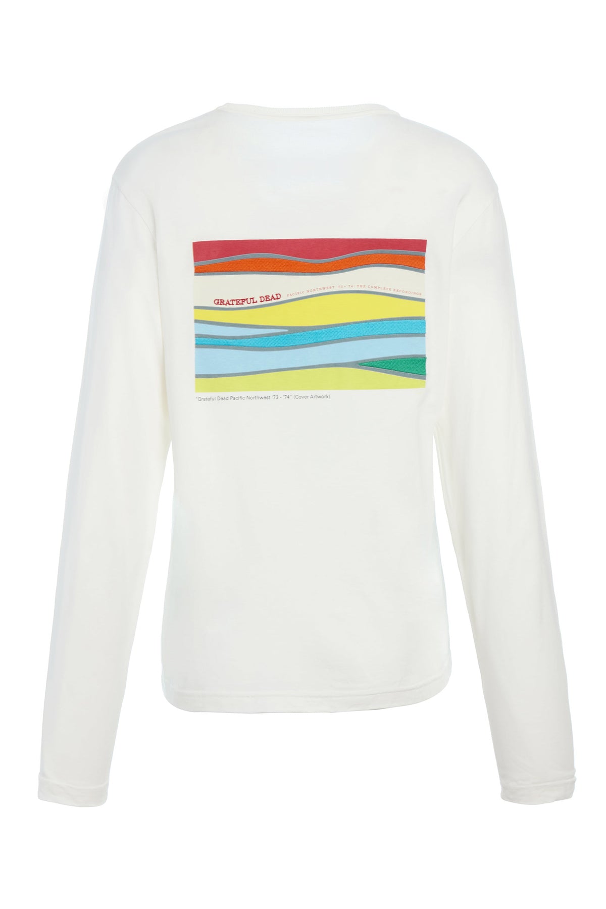 Combe Long Sleeve T-Shirt in White Fine Cotton Jersey