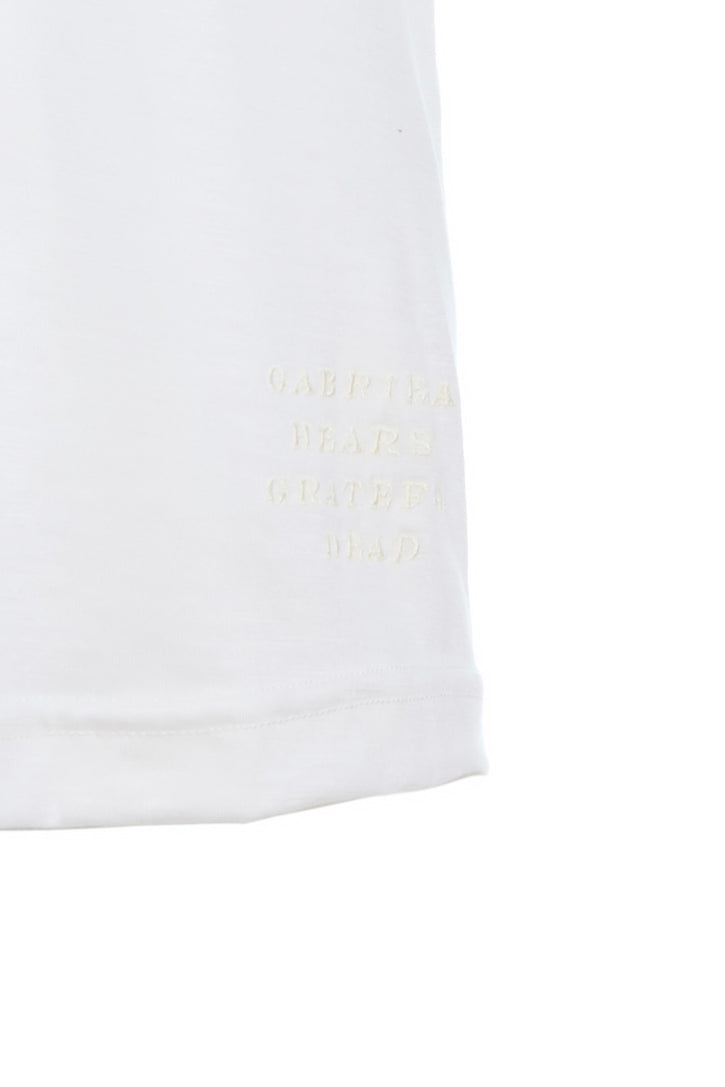 Bandeira T-Shirt in Ivory Cashmere Jersey