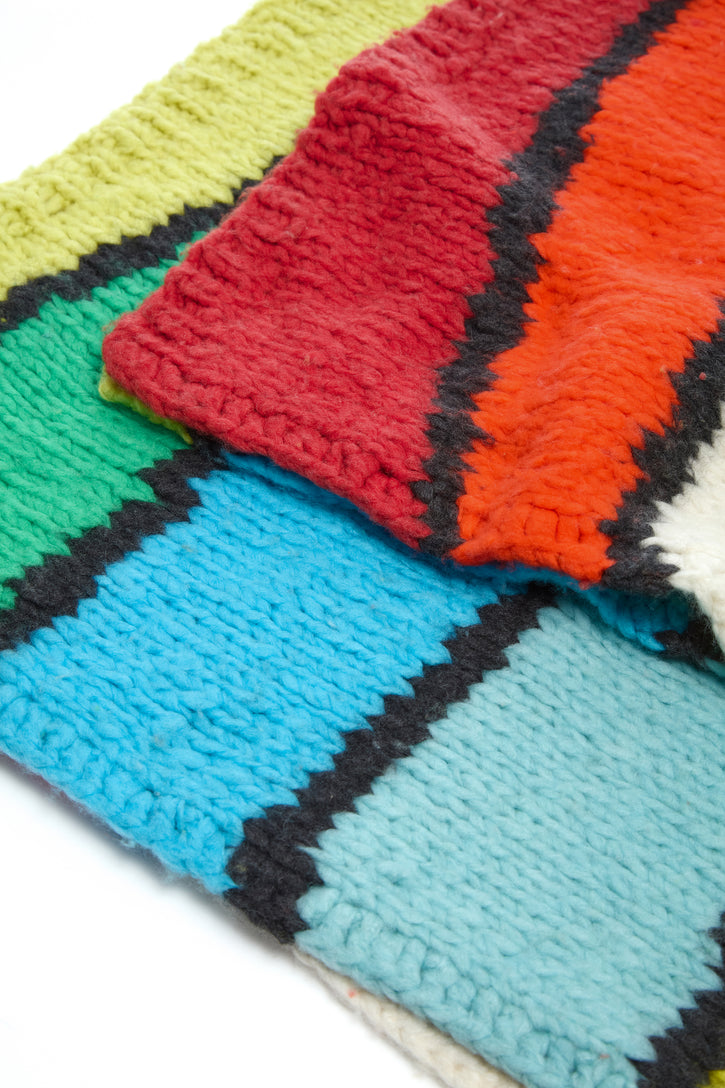 Newbury Knit Blanket in Multi Welfat Cashmere