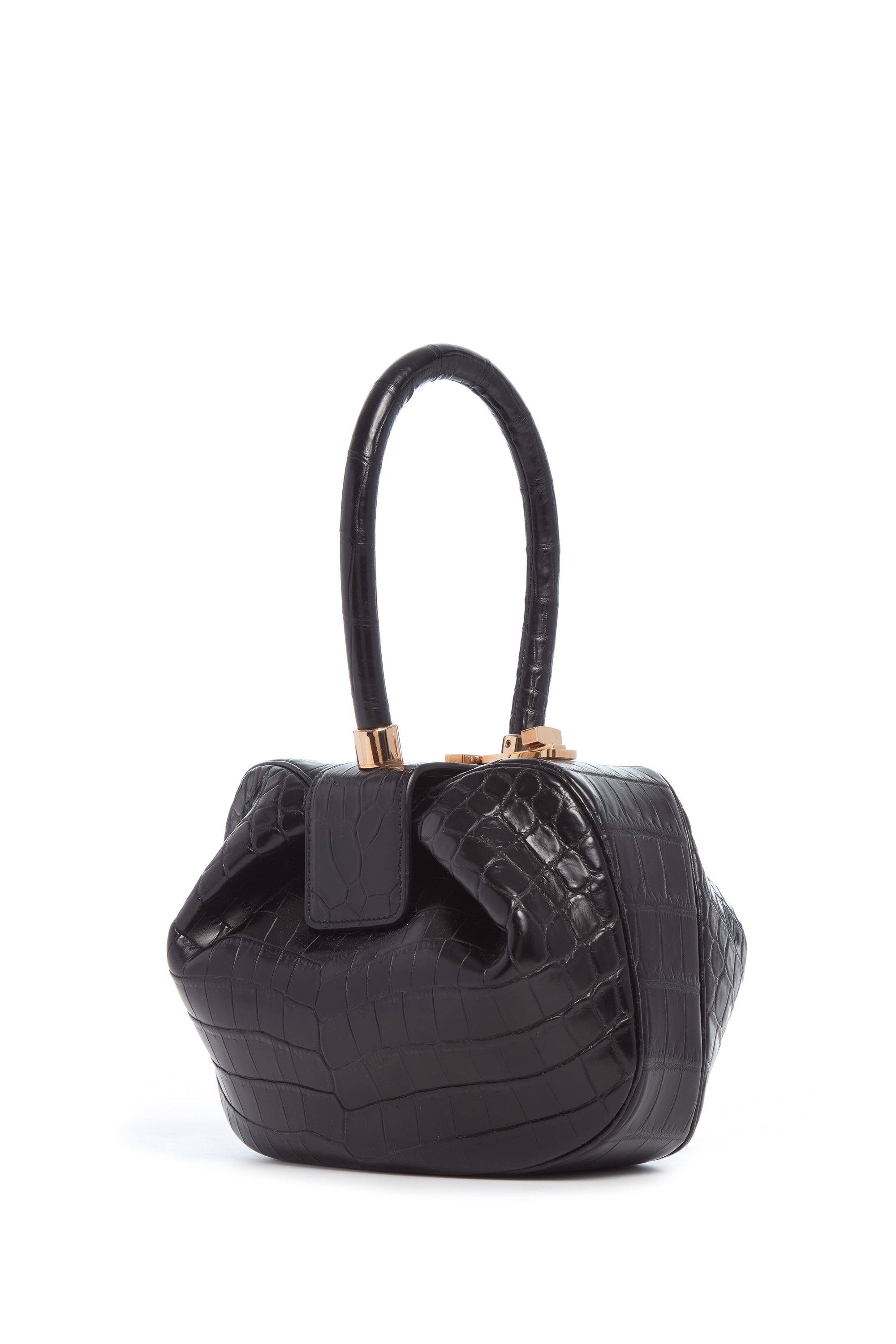 TUSCANY LEATHER◆ レザー クロコダイルプリント ハンドバッグ 0525FUJITOYO_007_001_b929f10c-