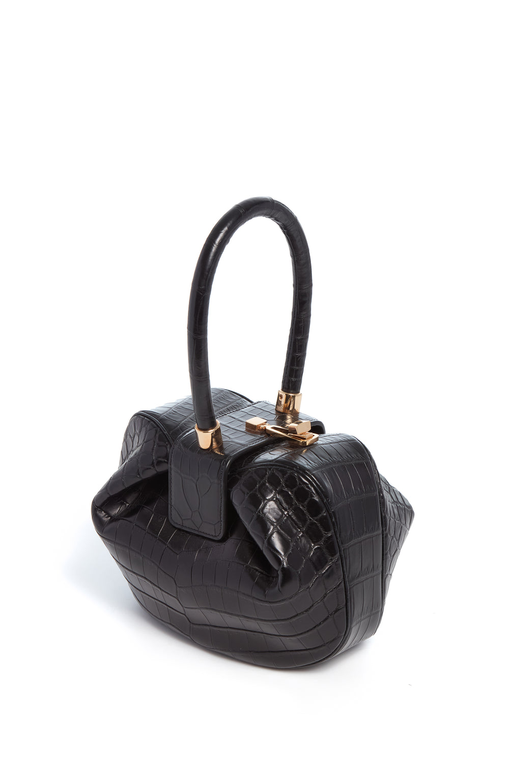 Nina Bag in Black Crocodile Leather – Gabriela Hearst