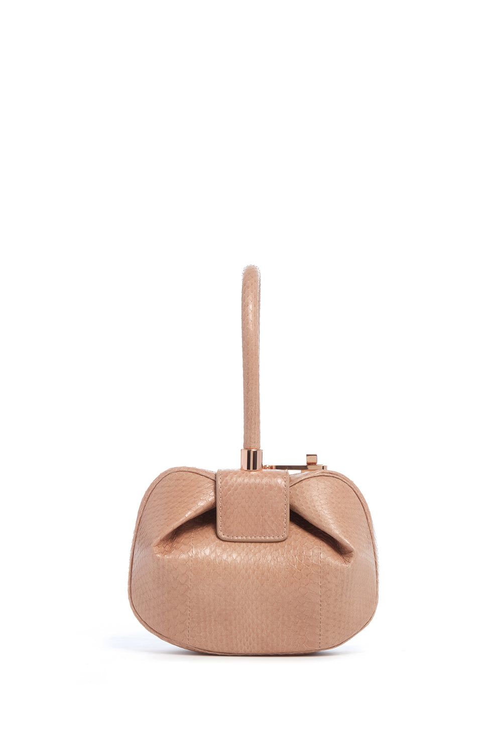 Demi Bag in Nude Snakeskin