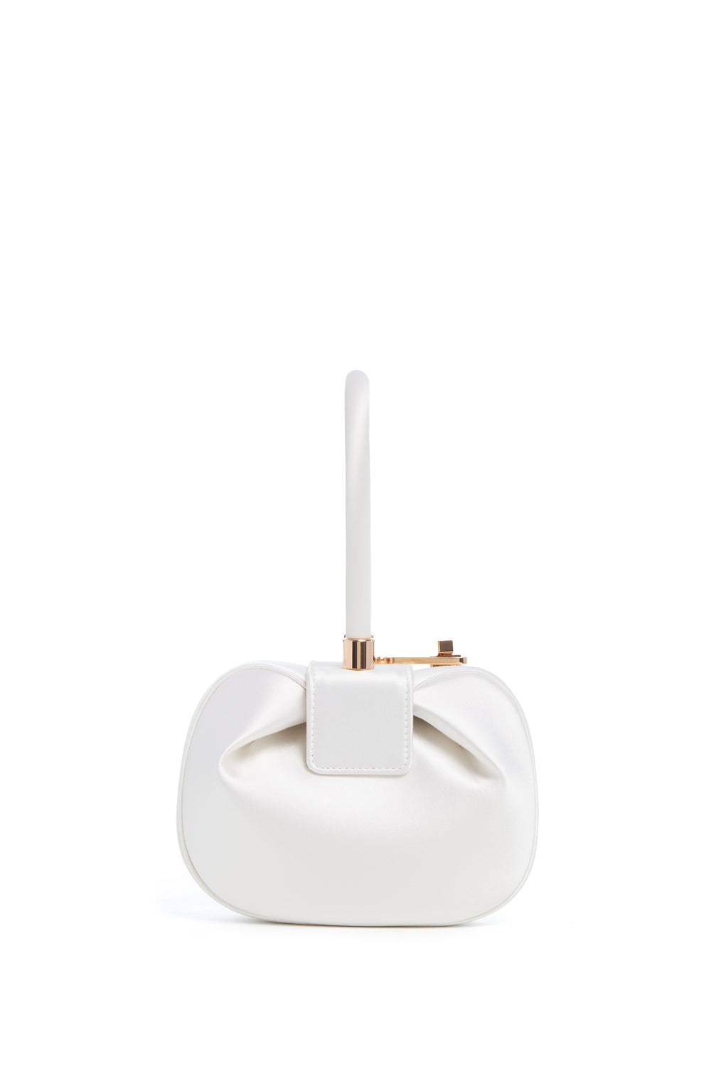 Demi Bag in Ivory Satin