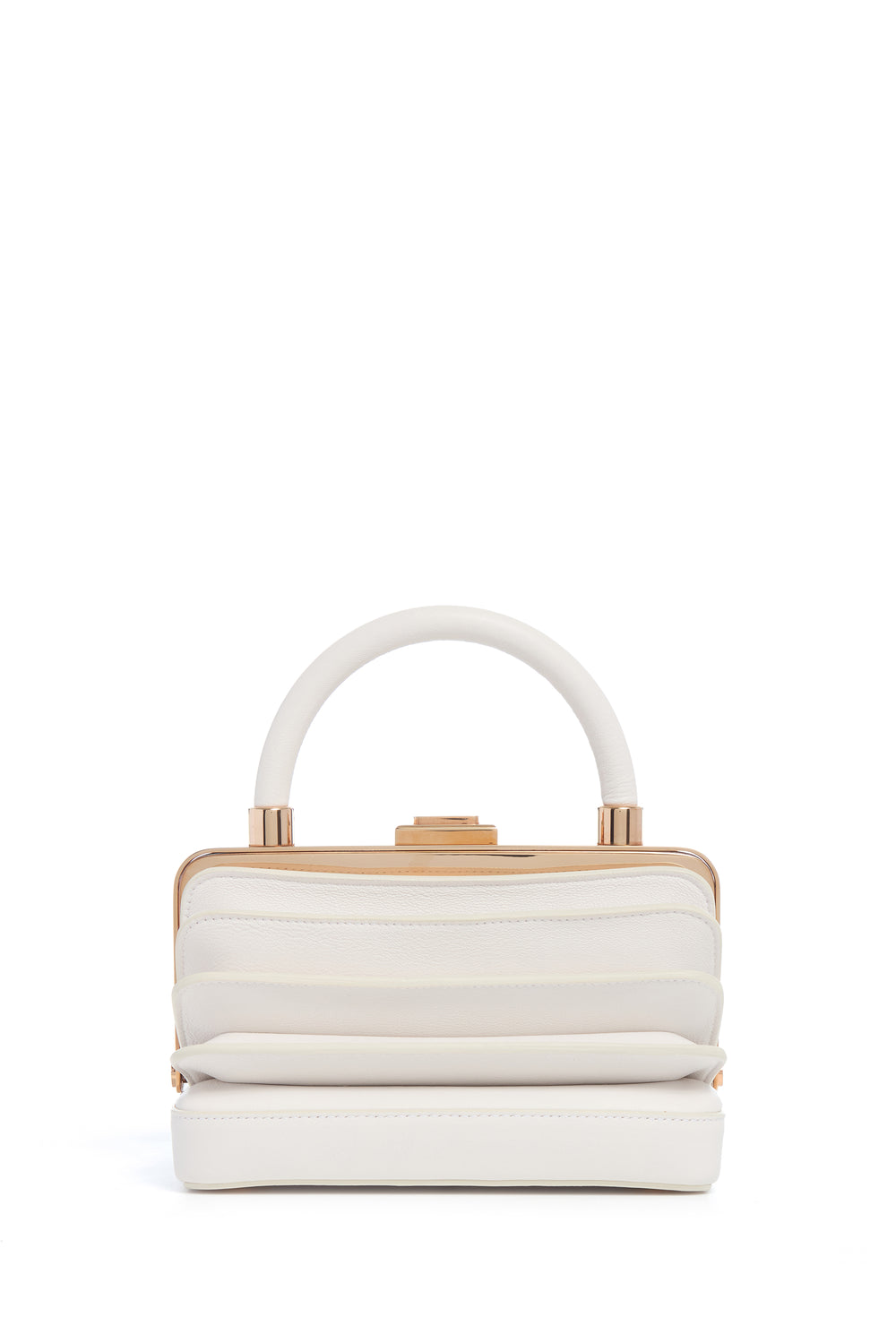 アイボリーナッパレザーのダイアナバッグ