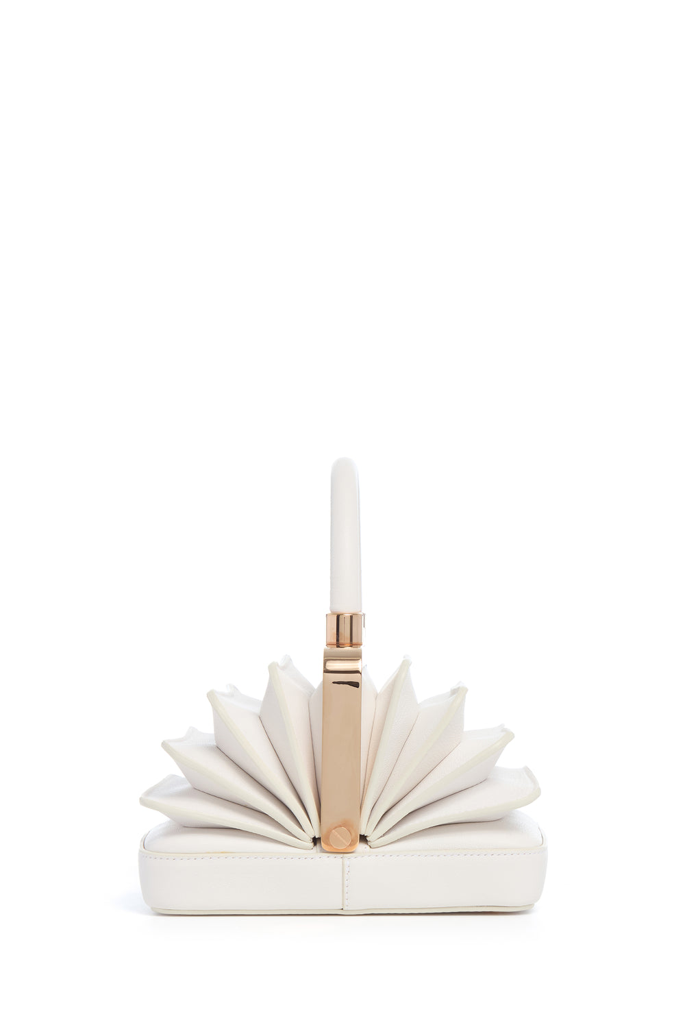 アイボリーナッパレザーのダイアナバッグ