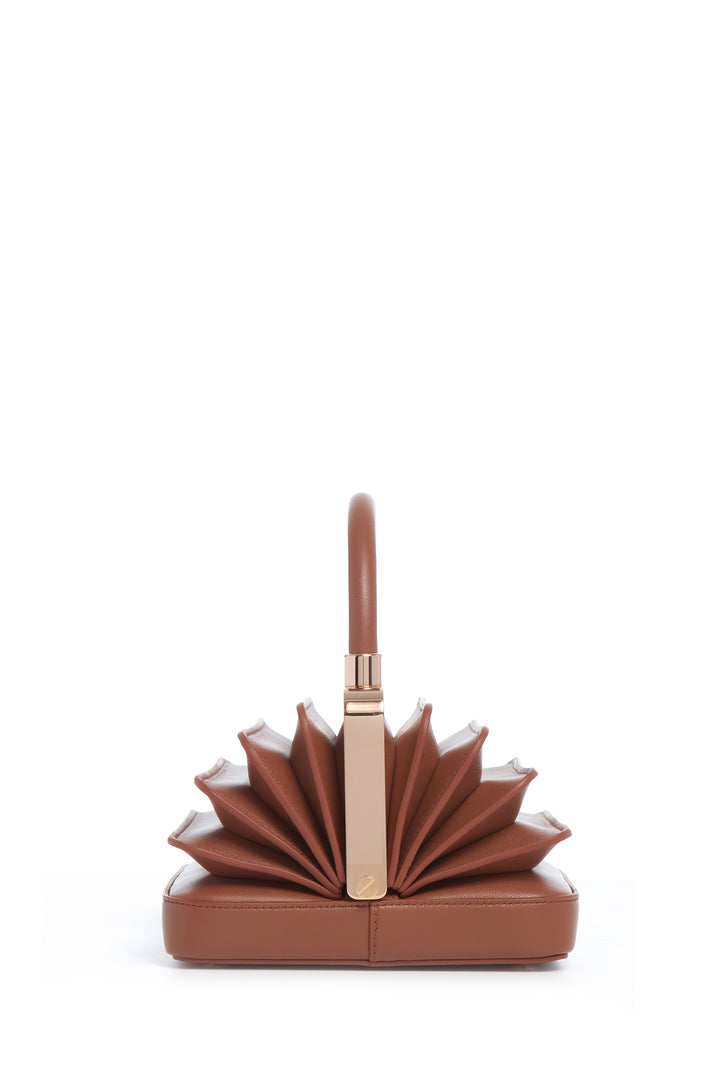 Diana Bag in Cognac Nappa Leather