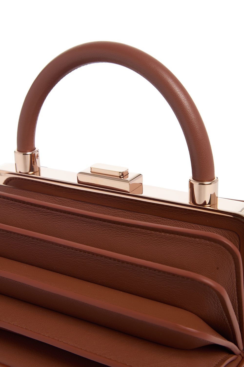 コニャックナッパレザーのダイアナバッグ