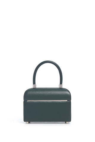 Green Nappa Leather Patsy Top Handle Bag - Back View | Gabriela Hearst