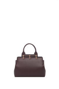 Small Amethyst Bag in Bordeaux Nappa Leather