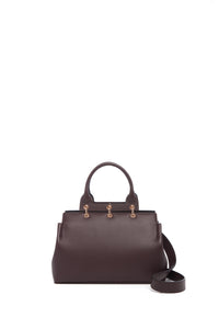 Small Amethyst Bag in Bordeaux Nappa Leather