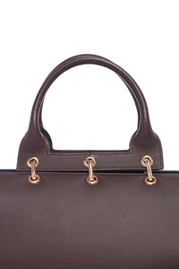 Small Amethyst Bag in Bordeaux Nappa Leather