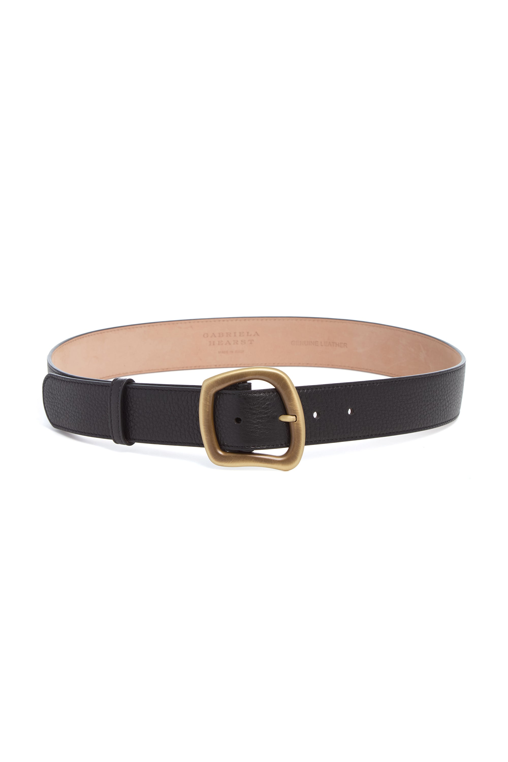 Medium Simone Belt in Black Textured Leather – Gabriela Hearst