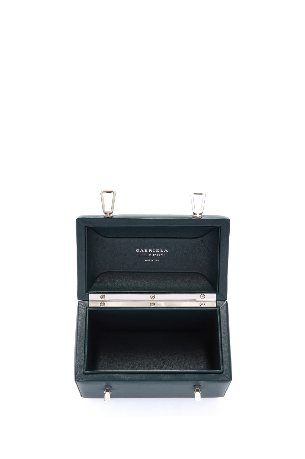 グリーンナッパレザーのパッツィーバッグ