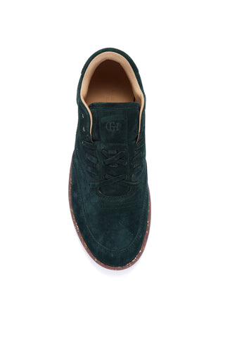 Ohio Slip-on Sneaker English Green Nubuck - Top Down View | Gabriela Hearst