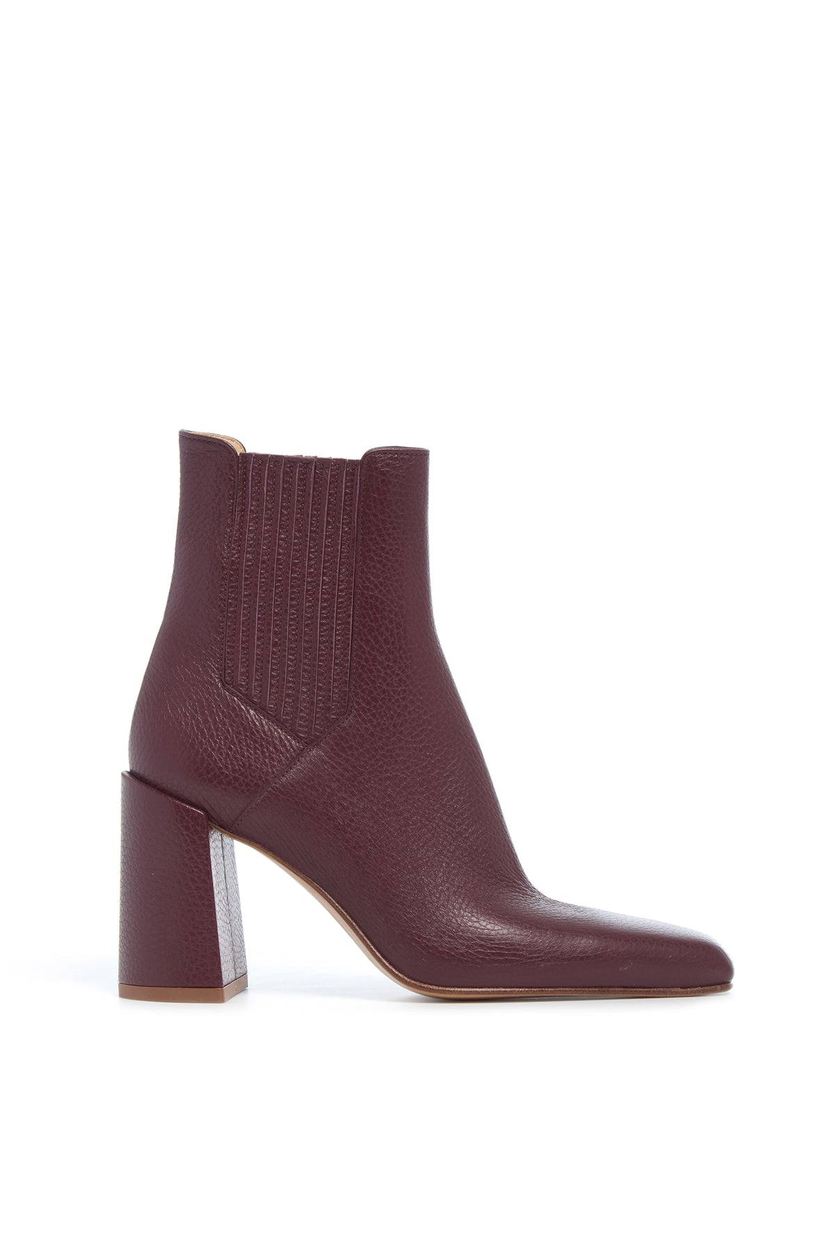 Luke Boot in Bordeaux Textured Leather