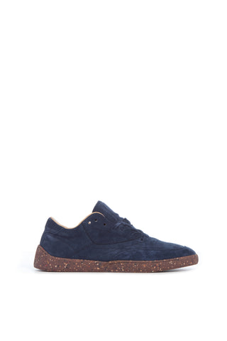 Navy Nubuck Ohio Slip-On Sneakers - Side View | Gabriela Hearst