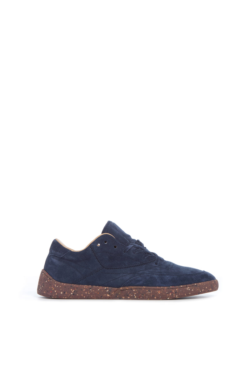 Navy Nubuck Ohio Slip-On Sneakers - Side View | Gabriela Hearst
