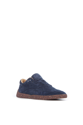 Navy Suede Ohio Sneakers - Front Angle | Gabriela Hearst
