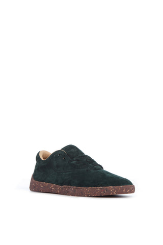 English Green Nubuck Ohio Slip-on Sneaker - Three Quarter View | Gabriela Hearst