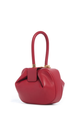 Red Nappa Leather Nina Bag - Side Profile View | Gabriela Hearst