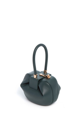 Green Nappa Leather Demi Bag - Three Quarter View | Gabriela Hearst