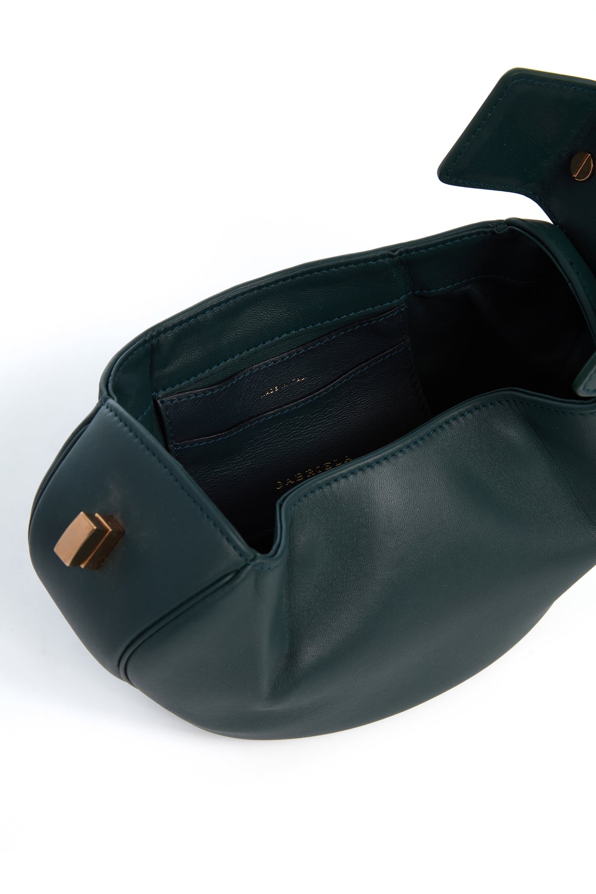 Demi Bag in Green Nappa Leather