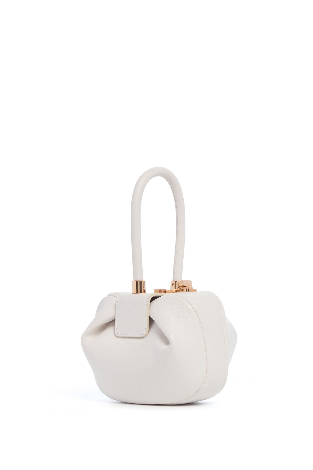 Demi Bag in Ivory Nappa Leather