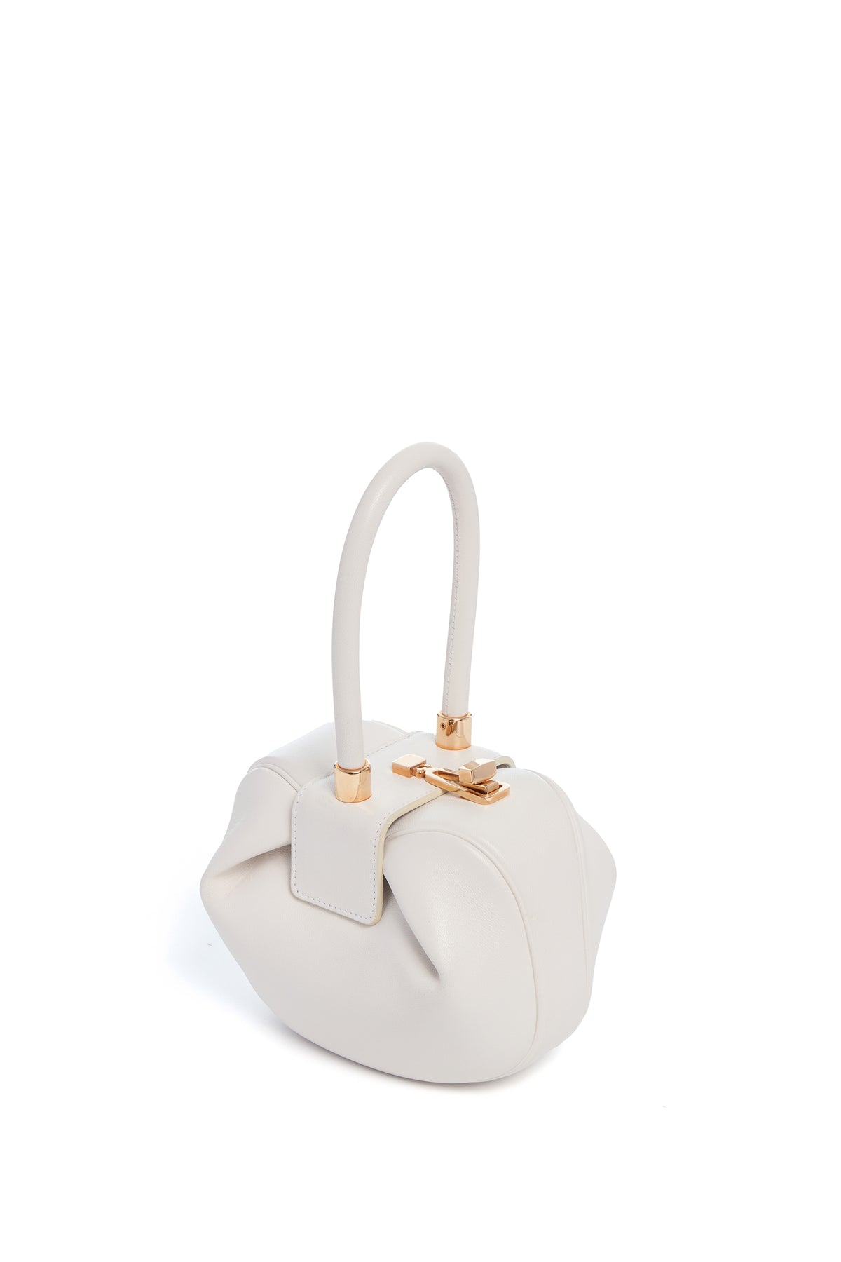 Demi Bag in Ivory Nappa Leather