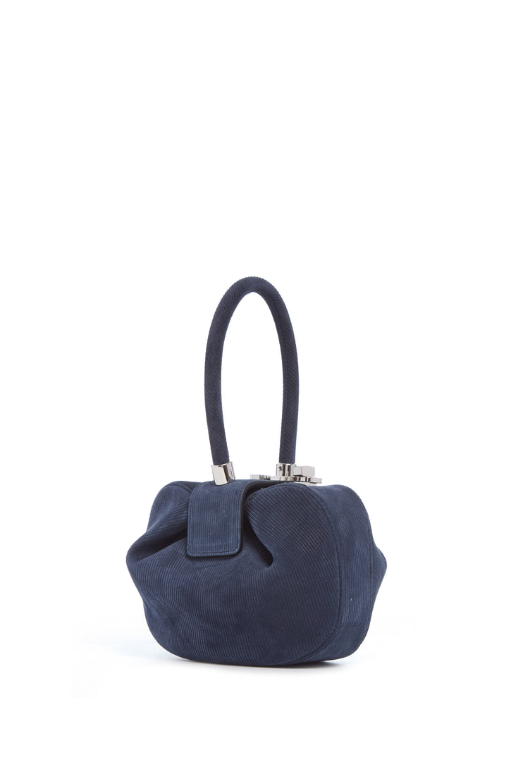 Demi Bag in Electric Blue Suede Corduroy