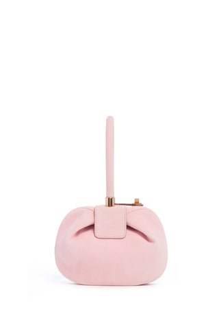 Powder Pink Suede Demi Bag - Back View | Gabriela Hearst
