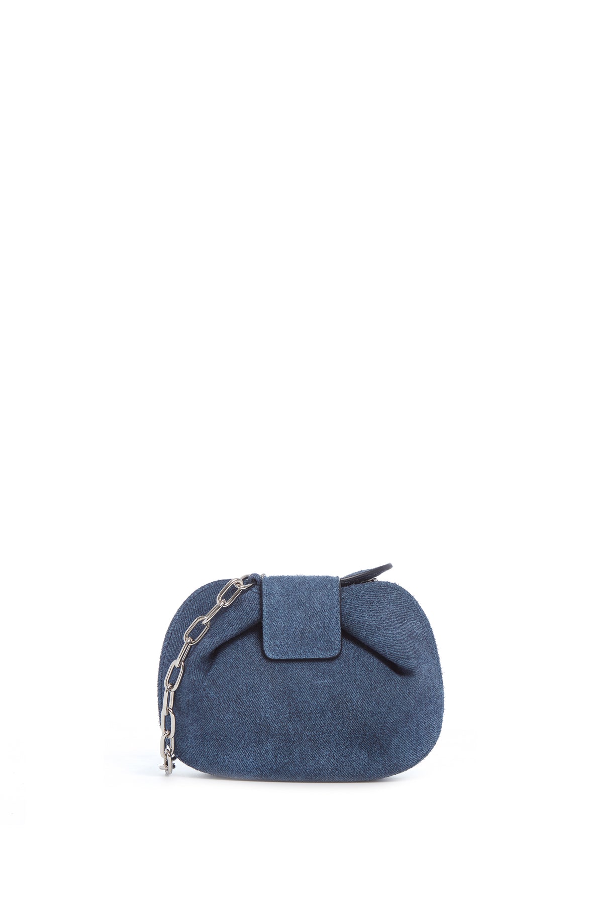 【GABRIELA HEARST】デミクラッチ Soft Demi Clutch in Medium Blue Suede Denim – Gabriela Hearst