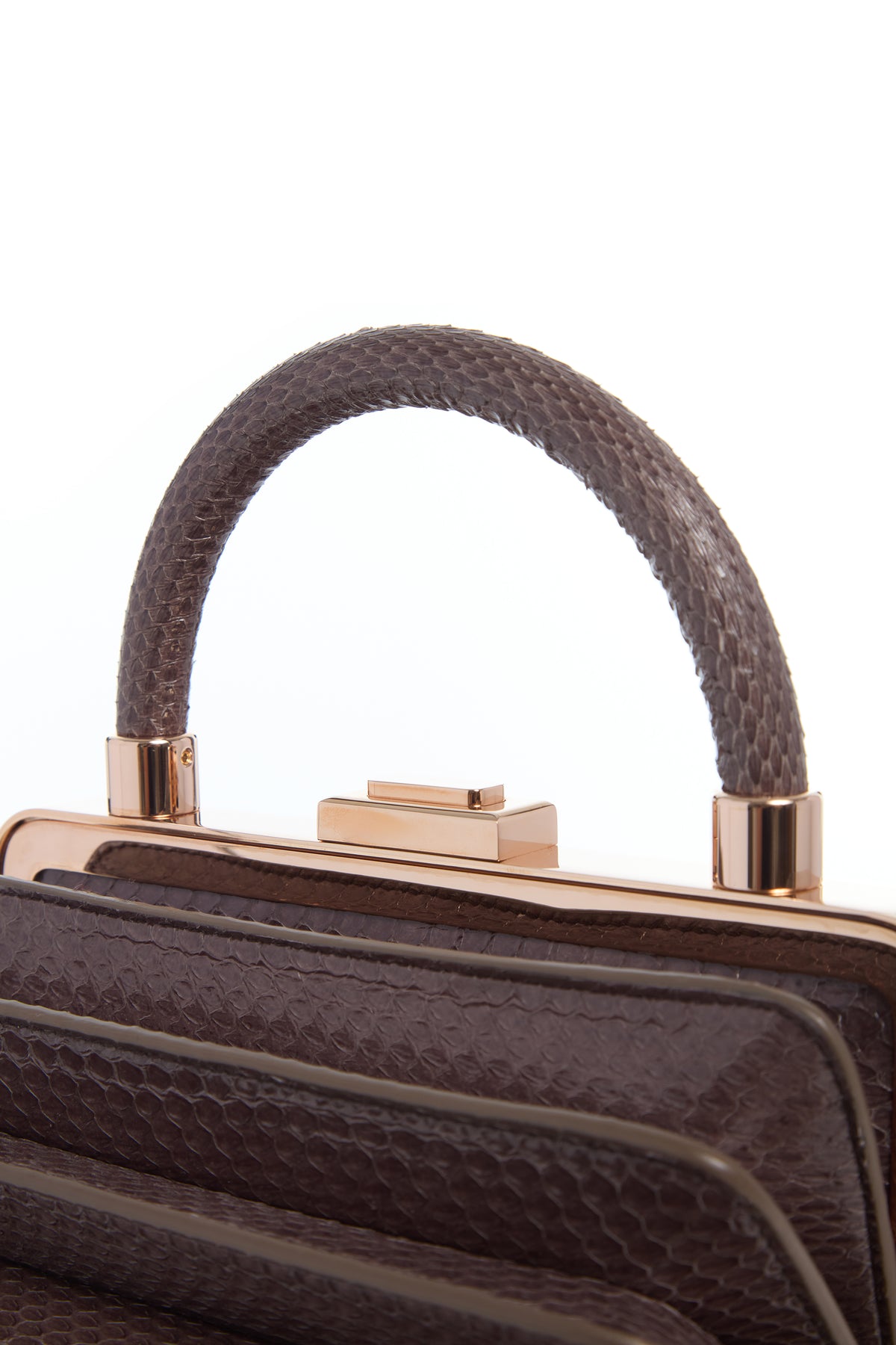 Diana Bag in Charcoal Snakeskin
