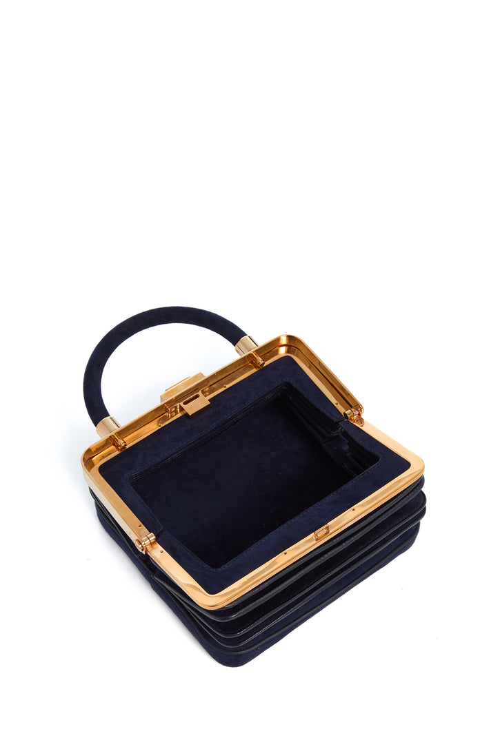 Diana Bag in Navy Suede