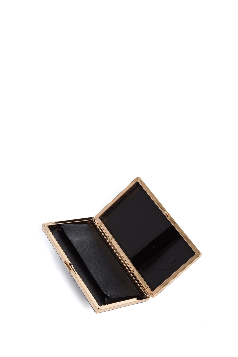 Callas Clutch in Navy Snakeskin