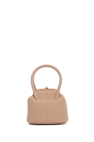 Mini Baez Bag in Nude Nappa Leather