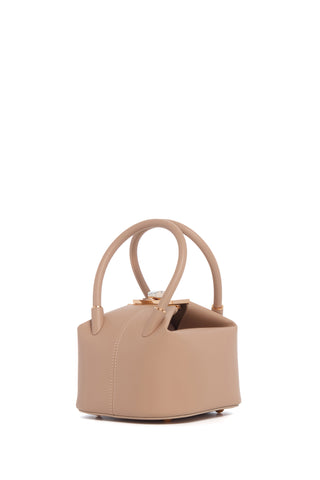 Mini Baez Bag in Nude Nappa Leather