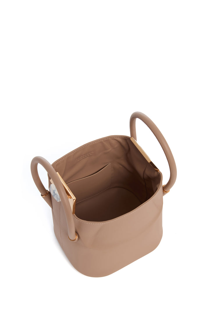 Mini Baez Bag in Nude Nappa Leather